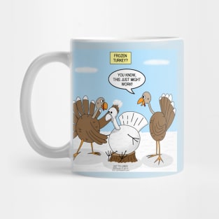 Snow Turkey Decoy Mug